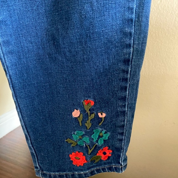 ModCloth Embroidered High Rise Mom Jeans - Picture 2 of 5